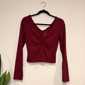 PacSun cropped long sleeve